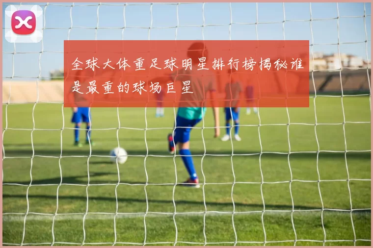 全球大体重足球明星排行榜揭秘谁是最重的球场巨星